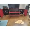 Élégance ( buffet rouge TV rétractable) Roche Bobois
