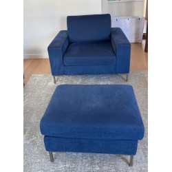 Fauteuil et Pouf repose-pieds /Marque Sits