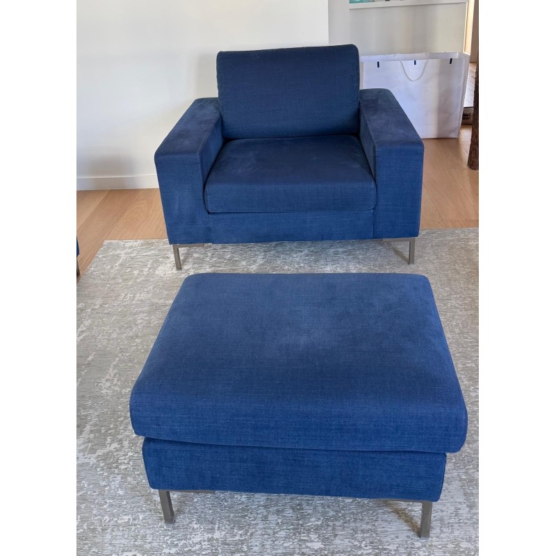 Fauteuil et Pouf repose-pieds /Marque Sits