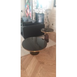 Table basse designer Sebastian Herkner "BELL coffee table" en verre de CLASSICON