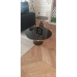 Table basse designer Sebastian Herkner "BELL coffee table" en verre de CLASSICON