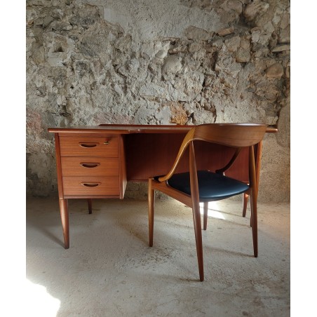Bureau Göran Strand pour Lelangs Möbelfabrik,chaise Johannes Andersen pour Udulm Möbelfabrik,édition Samcom