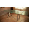 Amazing preloved Chronos glass dining table by Roche Bobois
