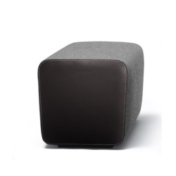 Foster 520 black leather armchair by Walter Knoll